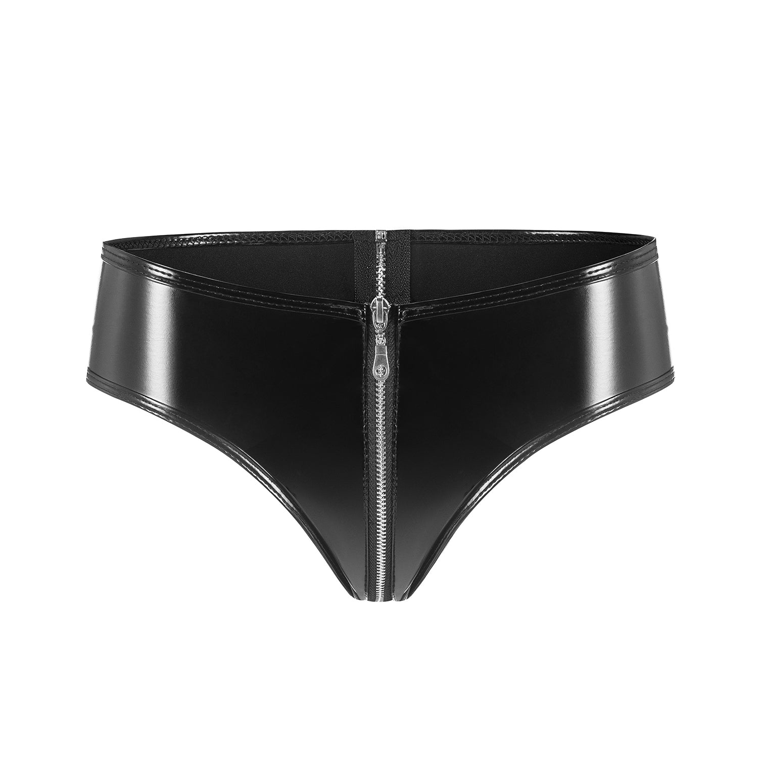 Women Sexy Open Crotch Leather Brief For Sex Low Waist Shorts Xokesy-1 –  Sexybuyer